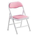 Artispro パイプ椅子 イス 子ども用 キッズチェア 折りたたみ椅子 ミニチェアー アイ 豆イス レザー 子供用(Pink)