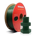 RepRapper カーボンファイバー PLAフィラメント 炭素繊維 3Dプリンターフィラメント 1.75mm径、寸法精度+/-0.03mm、正味量1KG (2.2LBS) 3Dプリンター用造型材料、陸軍緑/アーミーグリーン