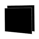 DARENYI 厚さ1mm 黒いアクリル板 2枚 A3 不透明アクリルシート プラスチック板 420 x 297mm 保護フィルム付き 絵画、DIY装飾、教育などに適しています