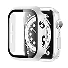 【2枚】BELIYO Apple Watch ケース 41mm 対応 アップルウォッチ カバー 一体型 Apple Watch カバー 全面保護 二重構造 アップルウォッチ ケース PC素材 日本旭硝子材 キズ防止 軽量 強化ガラス Apple