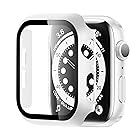 BELIYO Apple Watch ケース Series SE2/SE/6/5/4 44mm 対応 アップルウォッチ カバー 強化ガラス 日本旭硝子材 キズ防止 アップルウォッチ ケース PC素材 一体型 Apple Watch カバー 全面保