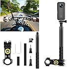 Insta360 X4/ONE X3/ONE X2/GO 3S/GO 3/Ace Pro/Gopro シリーズ 対応 バイク/自転車 ハンドルバー アダプターブラケット,Gopro 12 11 10 9 8 7 6/ONE RS/ONE R/AC