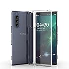 Cxybgfv Sony Xperia 5 SO-01M SOV41 901SO ケース TPU 透明保護ソフト シリコンケース 薄型 上質TPU クリア 全透明、耐衝撃、汚れ防止、 耐水、防指紋散熱加工の超薄型、最軽量