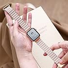 Apple Watch バンド 革レザー アップルウォッチ バンド 磁吸引式ループ 自由調整 マグネット 装着簡単 着脱簡単 Series8 7 6 5 4 SE 38mm 40mm 41mm 全機種対応