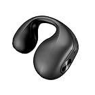 ワイヤレスイヤホン 片耳 Bluetooth 5.3 イヤーカフ型 18時間再生 耳を塞がないイヤホン ブルートゥース 耳に挟む式 耳に入れない ハンズフリー通話 マイク内蔵 耳かけイヤホン 耳をふさがない 開放型 周囲の音が聞き取れる高い安全性
