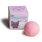 猫ボール 猫おもちゃ 光るボール 猫用電動おもちゃ 自動回転 ランダム 360度 USB充電式 LED 運動不足解消 好奇心満足 ストレス解消 ピンク