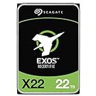 Seagate Exos X22 22TB 内蔵ハードディスク HDD SATA 6Gb/s 7200RPM 3.5 ST22000NM001E (整備済み品)