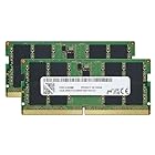 プリンストン ノートPC用 メモリ Micron純正 64GB(32GBx2枚組) DDR5 4800(PC5-38400) SODIMM CL40 262pin 1.1V HBN4800-32GX2