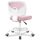 Primy オフィスチェア 椅子 疲れない デスクチェア 学習椅子 おしゃれ 通気性 事務椅子 チェア イス 360度回転 座面昇降 メッシュチェア 静音PUキャスター Pink
