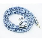 【JSHiFi-Magic】2pin2.5mmリケーブル 銀箔糸&銅箔糸線材 2pinイヤホンアップグレードケーブル 2.5mmイヤフォン交換ケーブル (2pin2.5mm)