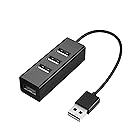 SZSL USB ハブ 4ポート USB2.0コンボハブ 超小型 バスパワー USB変換アダプター USBポート拡張 高速 軽量 コンパクト 携帯便利 1個入り