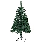 New King(ニューキング) クリスマスツリー 120/150/180cm 造花 組み立て式 スタント付き サンタ飾り 日本語説明書付き (120CM-Bタイプ)