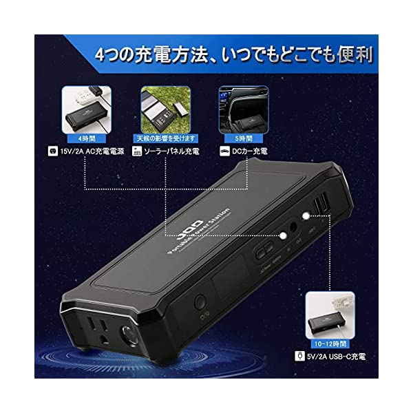 ヤマダモール | JQB 大容量ポータブル電源 100Wh/27000mAh 家庭