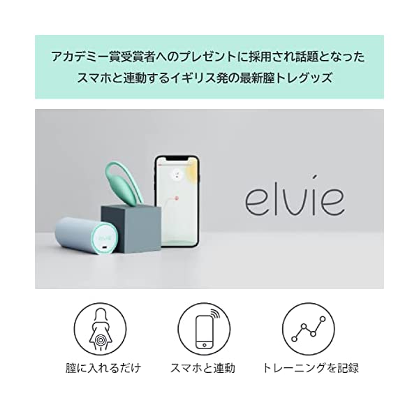 ヤマダモール | 骨盤底筋トレーニング スマートデバイス elvie(エルビー) リューブゼリー55g セット 膣トレ 膣圧トレーニング 尿もれ対策  ちつトレ 産後のゆるみ | ヤマダデンキの通販ショッピングサイト