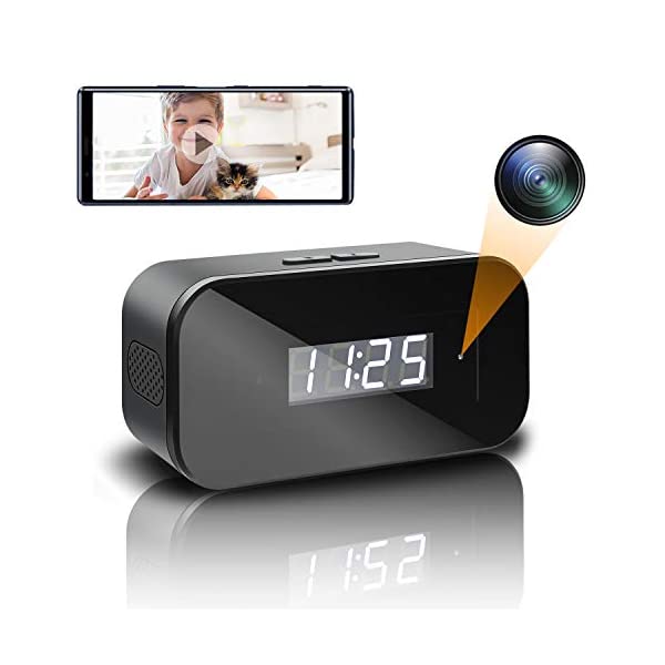 ヤマダモール | Wi-Fi 小型カメラ 隠しカメラ スパイカメラ 置き時計型