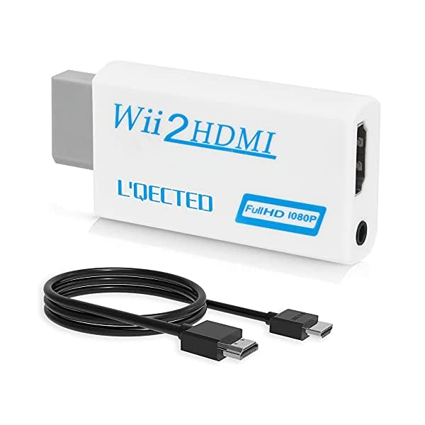 ヤマダモール | L'QECTED Wii To HDMI 変換アダプタ(1.5M HDMI接続 