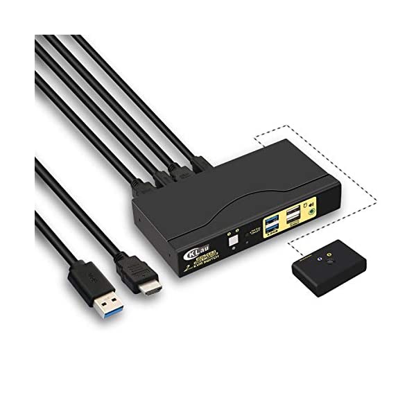 ヤマダモール | CKLau USB3.0 HDMI KVM切替器、2入力1出力HDMI KVM ...