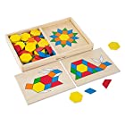 メリッサ&ダグ(Melissa&Doug) 木製 パターンブロック 木製ボード入り 125ピース 29 正規品