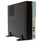 INWIN/インウィン PCケース IW-BL631 E Black/Silver MicroATX対応 スリムケース(H330xW96xD392mm) BLACK・Silver / 300W電源搭載