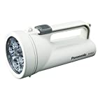パナソニック LED懐中電灯 強力ライト 乾電池エボルタ付 F-KJWBS01-W