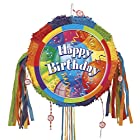 Brilliant Birthday 18"" Pull-String Pinata ブリリアント誕生日18 ""プルストリングピニャータ