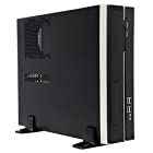 INWIN/インウィン PCケース IW-BL672 E Black/MicroATX対応 スリムケース(H330 x W96 x D390mm) BLACK/300W電源搭載