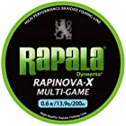 Rapala(ラパラ) PEライン ラピノヴァX マルチゲーム 200m 2.0号 32.8lb 4本編み ライムグリーン RLX200M20LG