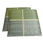 イケヒコ い草 座布団 フブキ 2枚組 約55×55cm グリーン 2枚組 日本製 #3127860