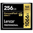 Lexar Professional 1066 x 256 GB VPG-65 CompactFlashカード（最大160 MB/sの読み取り）w/無料Image Rescue 5ソフトウェアLCF 256 CCRNA1066