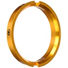 KYO-EI [ 協永産業 ] HUB CENTRIC RING 67mm/59mm 2個入り ツバ付 アルミ製/ゴールド U6759