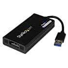 StarTech.com USB 3.0接続4K対応DisplayPortアダプタ DisplayLink認定 Ultra HD USB Type-A(オス) - DP(メス) USB32DP4K