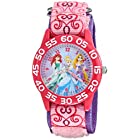 ディズニープリンセスGirls 'ピンクプラスチックTime Teacher Watch One Size ピンク