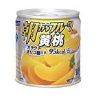 《セット販売》　はごろもフーズ　朝からフルーツ　黄桃　(190g)×6個セット　缶詰