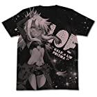 Fate/kaleid liner プリズマ☆イリヤ ツヴァイ ヘルツ! クロエ オールプリントTシャツ ブラック Lサイズ