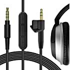 Geekria ケーブル QuickFit Audio 互換性 オーディオコード Bose AE2 AE2i AE2w ヘッドホンケーブル、2.5mm AUX に適合する インラインマイクと音量コントロール 170 cm