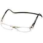 [クリックリーダー] 老眼鏡 CliC Euro メンズ ブラック&クリアー 日本 +2.50-(日本サイズM相当)