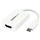 StarTech.com USB-C - HDMI変換アダプタ USB給電対応 4K/60Hz ホワイト CDP2HDUCPW