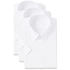 (フレックスジャパン)FLEXJAPAN(フレックスジャパン) 3枚セットワイシャツ 形態安定 白 半袖 DOS001-3 白 42cm