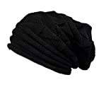 （イエローパンダ） ニット帽 ブラック 秋 冬 ビーニー ニットキャップ メンズ レディース 男女兼用 薄手 フリー サイズ