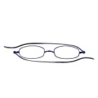 SHIORI 老眼鏡 薄型リーディンググラス SI-02S-4+3.00 スクエア ネイビー