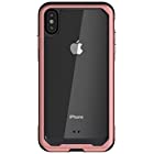ゴーステック アルミ合金スリムケース アトミックスリム2/ピンク for iPhone XS Max GHOCAS1041