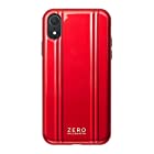 【iPhoneXR ケース】ZERO HALLIBURTON(ゼロハリバートン) Hybrid Shockproof case for iPhoneXR 新型iPhone スマホケース 米軍MIL規格取得 耐衝撃 (Red レッド)