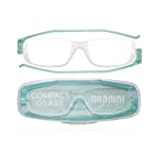 老眼鏡 コンパクトグラス2 nannini リーディンググラス 男性用 女性用 メンズ レディース シニアグラス 全12色(＋3.00,グリーンウォーター)