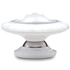 360度回転 led ボディセンサーナイトライト 革新的な UFO の形の夜の光 前部 + 背部 ー赤外線センサー USB 充電ベッドルーム光廊下ライト （白いライト）