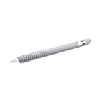 kwmobile シリコン ペン ケース 対応: Apple Pencil (1. Gen) - 滑り止め 耐衝撃 ペンシル - 保護カバー 充電ポート グレー