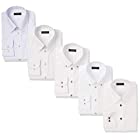 [アトリエサンロクゴ] ワイシャツ 5枚セット 色・柄おまかせset イージーケア 形態安定 長袖Yシャツ メンズ at-fux-5fix 5fix-long 日本 M (日本サイズM相当)