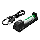 Ledlenser(レッドレンザー) バッテリー&チャージャーセット MH3/MH4/MH5用 USB充電式 [日本正規品]