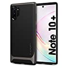 【Spigen】 Galaxy Note10 Plus ケース [ SC-01M SCV45 ] 対応 バンパー 二重構造 米軍MIL規格取得 耐衝撃 カメラ保護 Qi充電 ワイヤレス充電 ネオ・ハイブリッド 627CS27339 (ガンメタル)