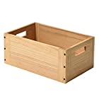 KIRIGEN 収納 ボックス 木製 収納ケース おしゃれ カラーボックス キューブ ボックス ワイン 木箱 本箱 総桐 組み立て簡単 日本語取説付き ナチュラル