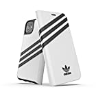 アディダスオリジナルス iPhone 11 手帳型ケース SAMBA (サンバ) ホワイト [adidas Originals Booklet Case PU for iPhone 11 white/black]